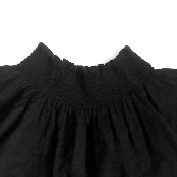 Apiece Apart Milos Smocked Neck Top off shoulder - Picture 6 of 8